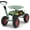 Green, variant on EastVita Pro Heavy Duty Garden Cart Workseat 360 Deg Swivel 10in Tires Foldable Green
