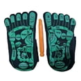 thumbnail image 2 of YAOBAMM Health Care Socks 1 Set Acupoint with Serenity Steps Legible Foot Acupuncture Point Printed Elastic Massage to Promote, 2 of 6