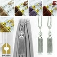 thumbnail image 4 of 2×Luxury Curtain Holdbacks Rope Tie Backs Tassel Tiebacks Beaded Ball Decor Pair, 4 of 5