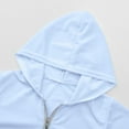 thumbnail image 5 of Kids Coats Jacket for Girls Summer Children's Ice Silk Thin Zip Up Sun Clothing For Boys And Girls With Hat Hooded Long Sleeve Sun Suit For Ages 3 6, 5 of 8