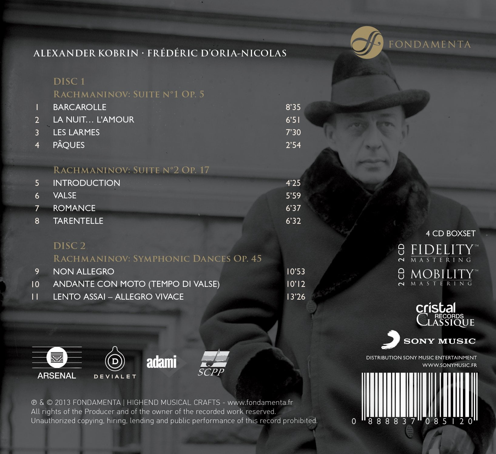 FR D Ric D'oria-Nicolas - Heritage - Music & Performance - CD