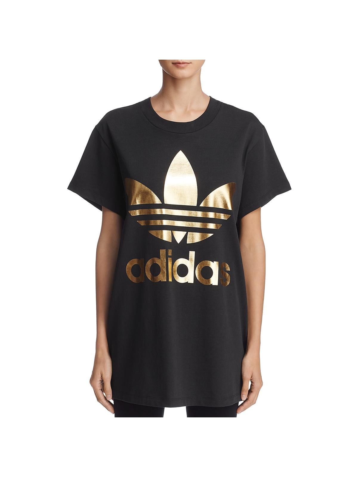 adidas metallic t shirt