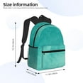 thumbnail image 2 of Fotbe Teal Turquoise1 Mochila Ligera Casual para Laptop para Hombres y Mujeres, Mochila Impermeable de Uso Diario, Mochila para Universidad, 2 of 6
