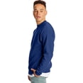 thumbnail image 4 of Hanes EcoSmart Men's Fleece Sweatshirt, Value 2-Pack (Big & Tall Sizes Available) Deep Royal XL, 4 of 7