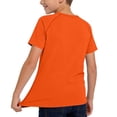 thumbnail image 3 of Diufon Boys Girls Athletic Shirts Summer Casual Crewneck Short Sleeve Tops Breathable Stretch Casual Sport Tee, 3 of 9