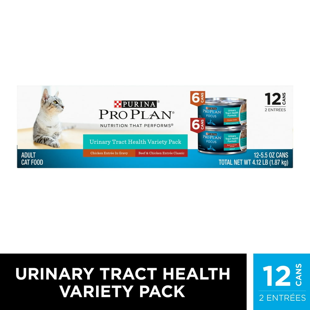 (12 Pack) Purina Pro Plan Urinary Tract Health Wet Cat Food Variety