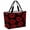 Black, variant on Red Lips Beach Bag for Women, Large Breathable Mesh Beach Tote Bag, Modern Abstract Romantic Texture Aesthetic Sandproof Lightweight Travel Bags for Vacation Picnic Swimming Pool 15.7"x15.7"x9.1"