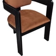 thumbnail image 4 of Pemberly Row Contemporary Cognac Velvet Dining Chair (Set of 2), 4 of 10