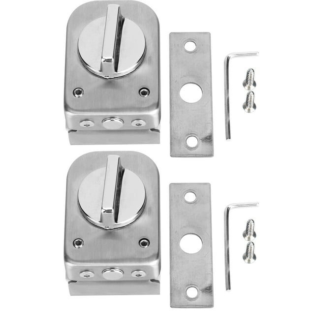 Pernos de puerta, 2 juegos de herrajes para puertas de acero inoxidable Cerradura de perno Rendimiento inigualable Jadeshay A