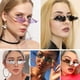thumbnail image 5 of Gafas de sol para mujer, gafas sin montura de onda Retro para hombre, gafas sin montura de Metal dorado con forma de fuego Vintage (plata) Sincero Electrónica, 5 of 5