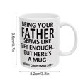 thumbnail image 3 of Iced Coffee Cup Clear Large Ceramic Coffee Mugs with Handle Ceramic Coffee Cup Becomes Your Must Have Novelty Coffee Cup Christmas Special Holiday Birthday Novelty B, 3 of 6
