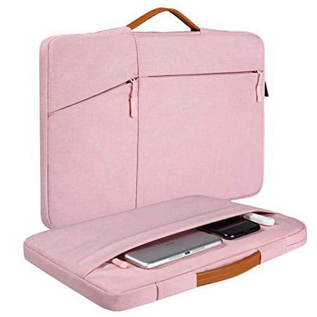 17.3 Inch Laptop Case for Women, Notebook Bag for Dell Inspiron 17 3000 7000/G3, HP Envy 17 17t/ Pavilion 17, Asus VivoBook Pro 17, Lenovo IdeaPad Carrying Sleeve Cover Case(Pink)
