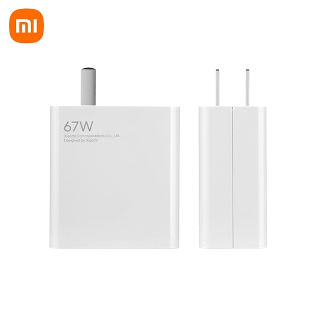 Juego de cargador rápido de 67W y cable de carga USB tipo C de 6A Xiaomi Adaptador de corriente
