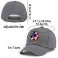 thumbnail image 2 of Gorra de fútbol Zeptrix USA 2026 ajustable de algodón gris, 2 of 7