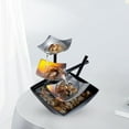thumbnail image 2 of Small Relaxation Tabletop Fountain USB Water Feature Illuminated with Light for Indoor Office Home Feng Shui Decor Ornament, 2 of 7