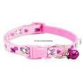 thumbnail image 5 of Walbest Easter Cat Collar, Easter Dog Pet Collar with Bells, Adjustable Breakaway Pet Collars, Rabbits Patterns for Kitten Cat Easter Party (Pink), 5 of 7