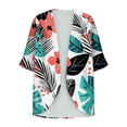 thumbnail image 3 of Hvot&aat Women's Summer Beach Hawaiian Cardigan Loose Fit Casual Cover Up Swimwear Cooling Chiffon Cardigan, 3 of 5