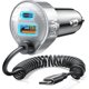 thumbnail image 1 of Cargador de coche LISEN 65W USB C de carga rápida para iPhone 15/16, 1 of 6