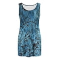 thumbnail image 4 of ClodeEU Women's Floral Print Sleeveless Blouse, Casual U Neck Tank Top for Summer A-Multicolor,Women's Plus L, 4 of 7