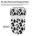 thumbnail image 7 of HELLHERO Cow-Patterned Toilet Lid Covers Set Stretch Toilet Seat Lid Cover Set & 2 Pack Universal Fits All Toilet Shapes, 7 of 7