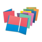 TOPS, OXF55776, Twisted Twin Pocket Portfolio, 50 / Display Box, Assorted