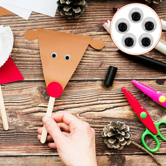 PTOOTP 400Pcs Crafting Eyes with Design for Home and Office Decorations