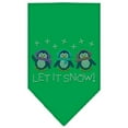 thumbnail image 5 of Christmas Pet and Dog Bandana Rhinestone, "Let It Snow Penguins", 5 of 10