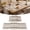 khaki, variant on MeyJey Table Runner and Placemats Set of 4, Washable Fabric Rectangle Dining Table Mats with Tassels for Dining Tables, Kitchen, khaki