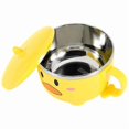 thumbnail image 4 of Duck Ramen Noodles Bowl with Lid Cute Stainless Steel Fruit Bowl 2, 4 of 5