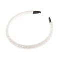 thumbnail image 1 of Diadema de cristal de imitación Unique Bargains mujer blanco 0,59 pulgadas, 1 of 7