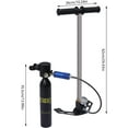 thumbnail image 3 of Mini Scuba Set,0.5L Scuba Diving Tank with Pump,4500 PSI Underwater Breathing Diving Tank Kit,Diving Snorkeling Ox-ygen Tank Breath Pump Equipment for Underwater Exploration, 3 of 17