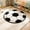 B, variant on Taicans Soccer Ball Round Area Rug,31.5in Soft Shaggy Plush Rug,Non-Slip Circular Carpet for Boys Bedroom Nursery Playroom Living Room,Black White Football Sports Themed Decorative Floor Mat