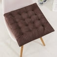 thumbnail image 3 of Lohuatrd Seat Cushion Straps Design Comfortable Square Chair Cushion Strong Resilience Seat Pad for Office Home, 3 of 7