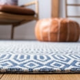 thumbnail image 4 of SAFAVIEH Martha Stewart Cotton Geometric Area Rug, Blue/Grey, 6'7" x 9', 4 of 7