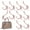 Pink, variant on 10Pack Door Hook Hanging Wall Mounted Self-Adhesive Hanger for Shower Kitchen Bathroom for Towel,Coat,Purse,Hat,Key