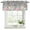 Blue Black, variant on 2 Pack Valances for Window, Spring Easter Flowers Short Curtains for Kitchen Bedroom Living Room, Farmhouse Floral Black Buffalo Plaid Rod Pocket Small Window Treatment Valance Drapes 54 x 18 Inch