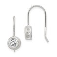 thumbnail image 1 of Boucles d'Oreilles Pendantes Rondes en Argent Sterling 925 Zircon Cubique Cz, 1 of 6