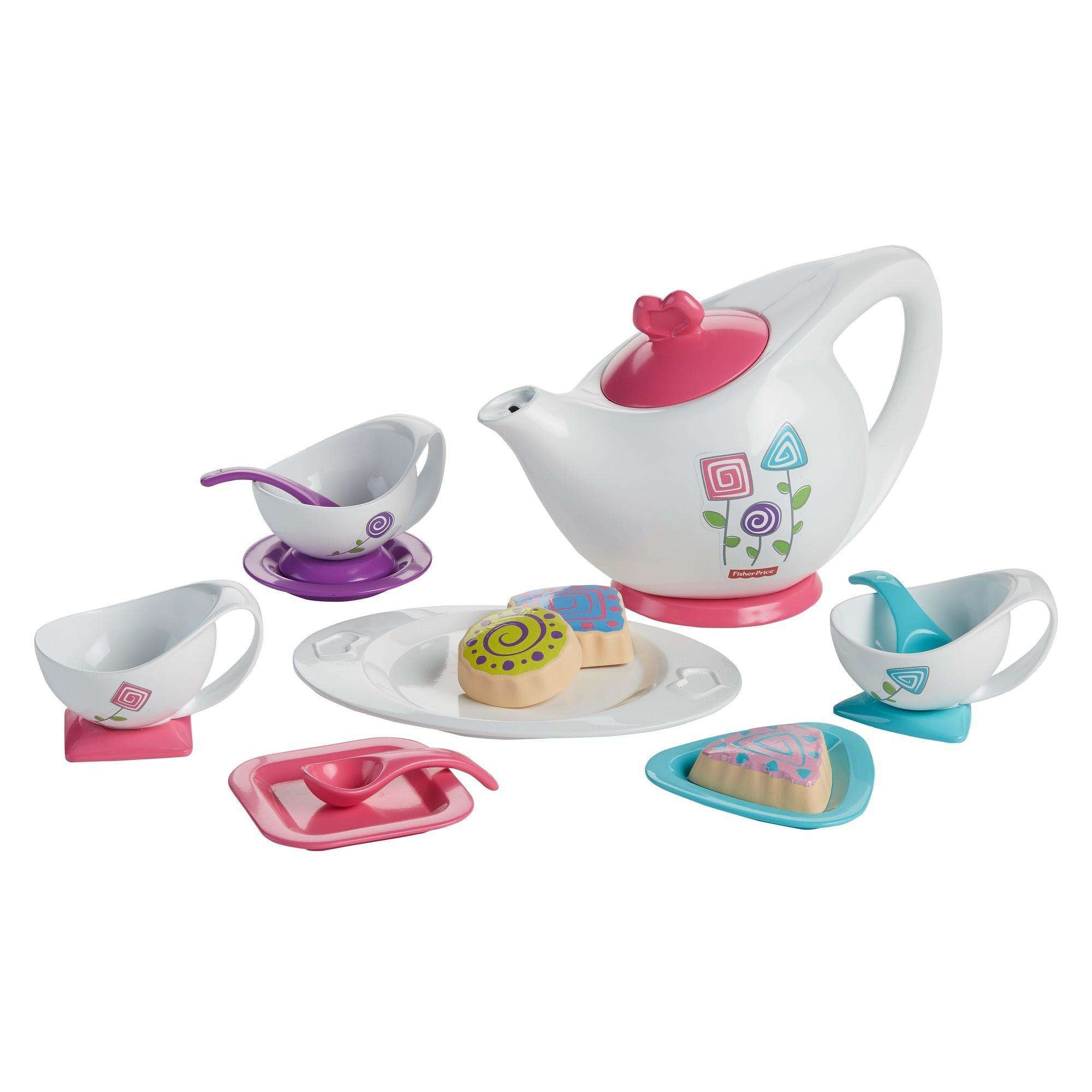 fisher price color changing tea set