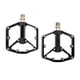 thumbnail image 1 of Pedales de bicicleta de montaña, repuesto antideslizante, 3 rodamientos, 9/16 "de ancho, pedales planos de aleación de aluminio para bicicleta de Negro Macarena Pedal de bicicleta ligero, 1 of 8