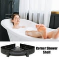 thumbnail image 2 of Porte-shampoing en Acier Inoxydable avec 2 Crochets pour Rangement d'Organisateur Mural pour Meuble de Douche, 2 of 10
