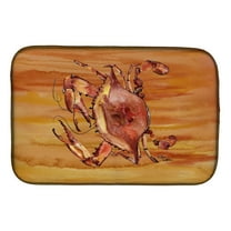Carolines Treasures 8139DDM Crab  Dish Drying Mat 14 x 21" multicolor