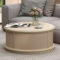 thumbnail image 6 of Uforic Round Rattan Drum Coffee Table with Lifting Top, 6 of 9