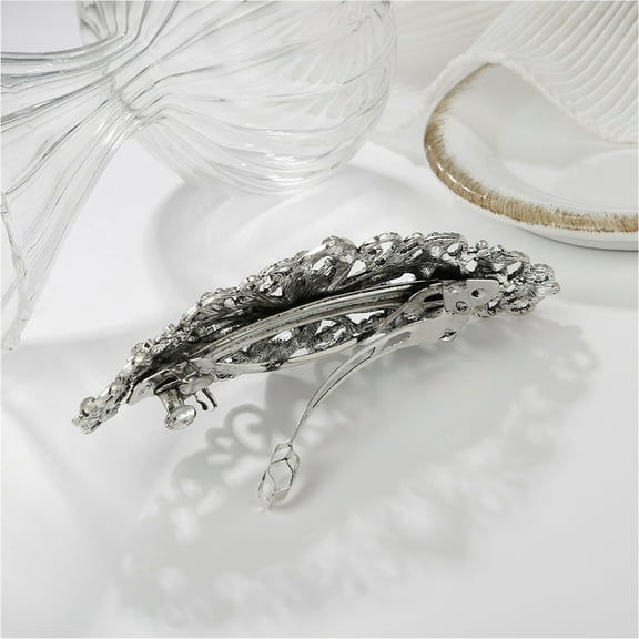 HOOWIFFY 2Pcs Vintage Hair Barrettes for Women in Assorted Color with Durable Design