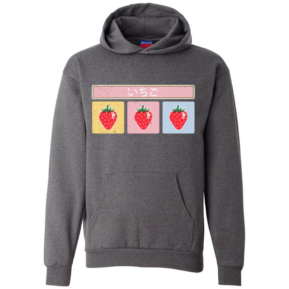 Awkward Styles Graphic Hoodie for Men Women - Cute Strawberry Kawaii Unisex Sweatshirt - Printed on Champion Sweater