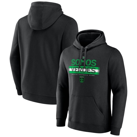Men's Black Austin FC Hometown Collection Team Pullover Hoodie