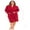 Wine, variant on Skylinewears Woman Cotton Bathrobe Terry Cloth Knee Length Spa Bathrobe Soft Shower Robe