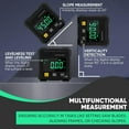 thumbnail image 2 of Digital Angle Finder Protractor Tool, Multifunctional Digital Angle Ruler, Magnetic Base & Auto-Rotating Display, USB Rechargeable for Woodworking, Flooring, and Home Renovation (1pcs), 2 of 7