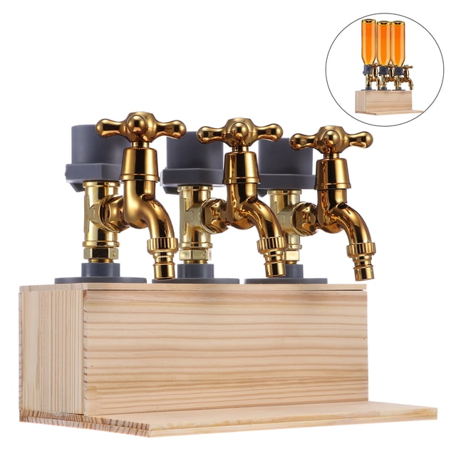 Grifo De Vino De Madera, Dispensador De Whisky, Grifo De Una Sola Cabeza, Soporte Para Licor, Dispensador De Bebidas Para Fiestas, Decoración De Pie Para Entretenimiento De Bar En Casa Advancent HA027241-03