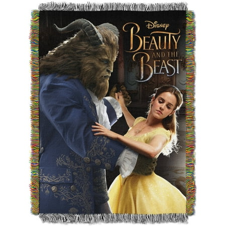 UPC: 0087918007178 | Disney Beauty and the Beast Ballroom Waltz 48 x 60 Woven Tapestry Throw