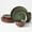 Brown Green, variant on Pokini 12-Piece Stoneware Dinnerware Sets, Plates and Bowls Dish Sets for 4, Gradient Green